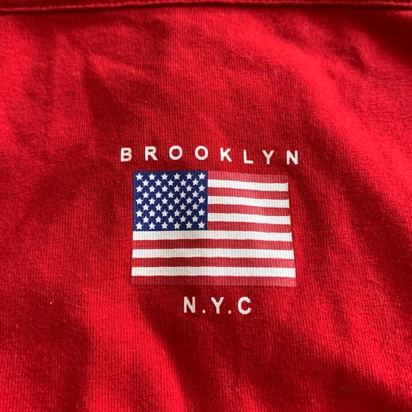 Red cropped tank top - Picture 4 of 4